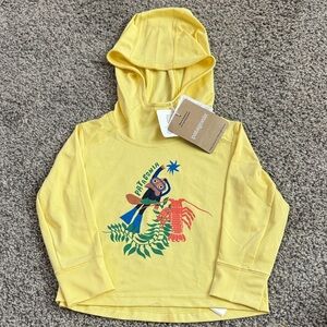 Patagonia Kids Yellow Hoodie with Fun Graphic